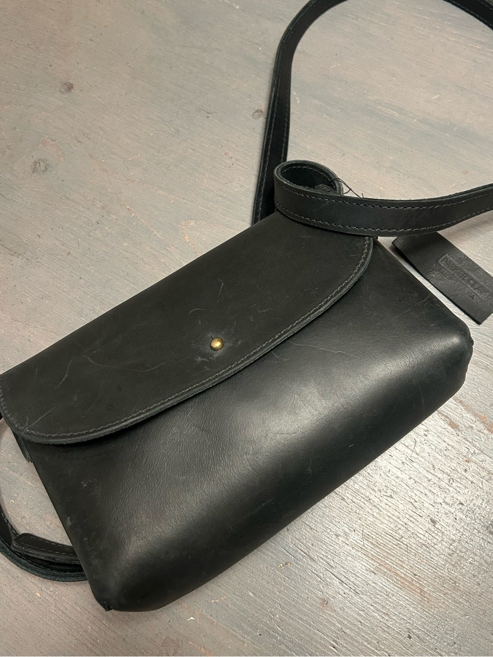 Stunning Parker Clay leather crossbody